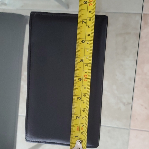 COPY - Black soft genuine leather wallet - Picture 6 of 7